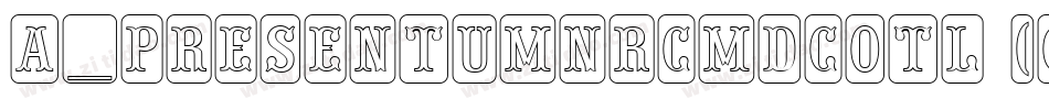 a_PresentumNrCmDcOtl (COPY 1)字体转换
